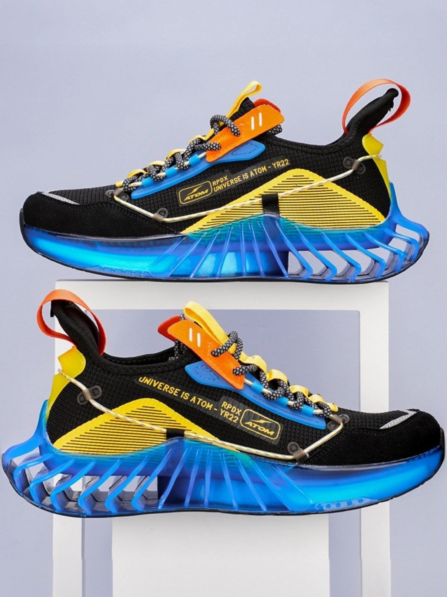 Atom Men's Good Vibes Black Running Shoes