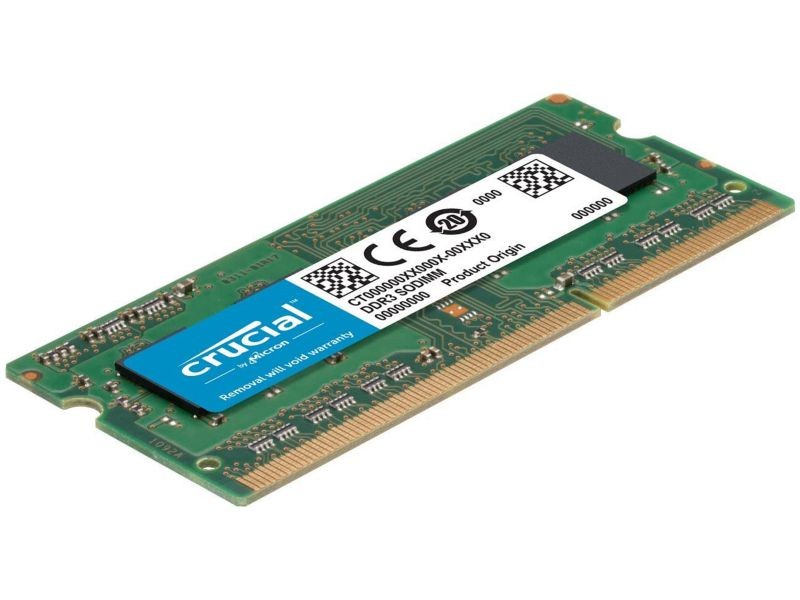 Crucial 4GB 204-Pin DDR3 SO-DIMM DDR3L 1600 (PC3L 12800) Laptop Memory Model CT51264BF160B