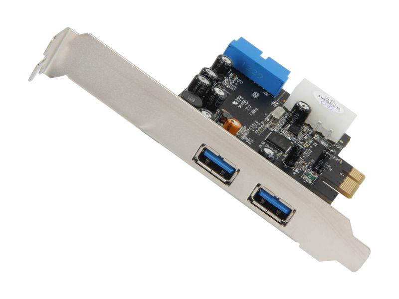 VANTEC 3-Port USB 3.0 Type A/C PCIe Host Card Model UGT-PC331AC