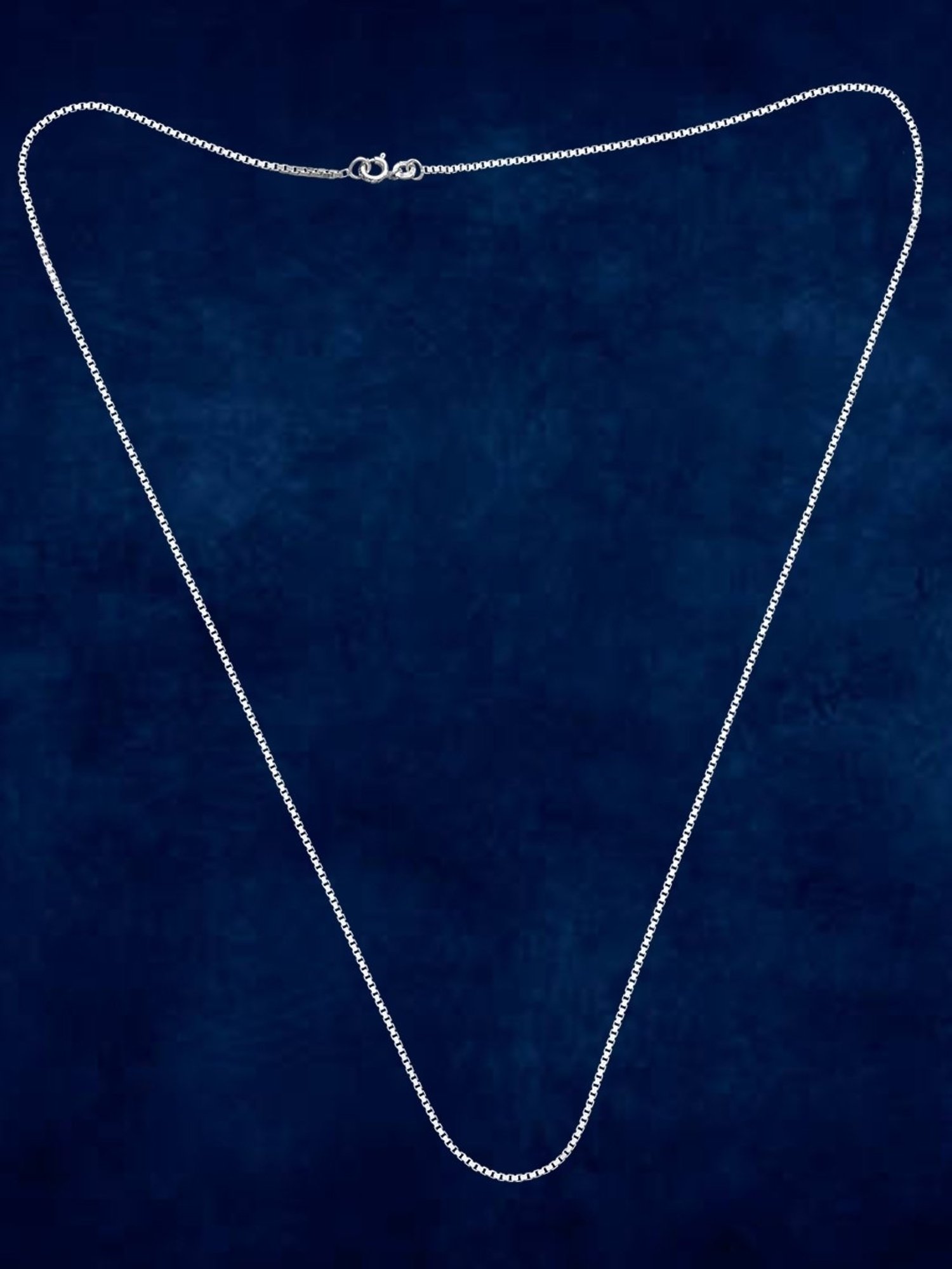 Zavya Sleek and Modern Golden Plated 92.5 Sterling Silver Box Chain