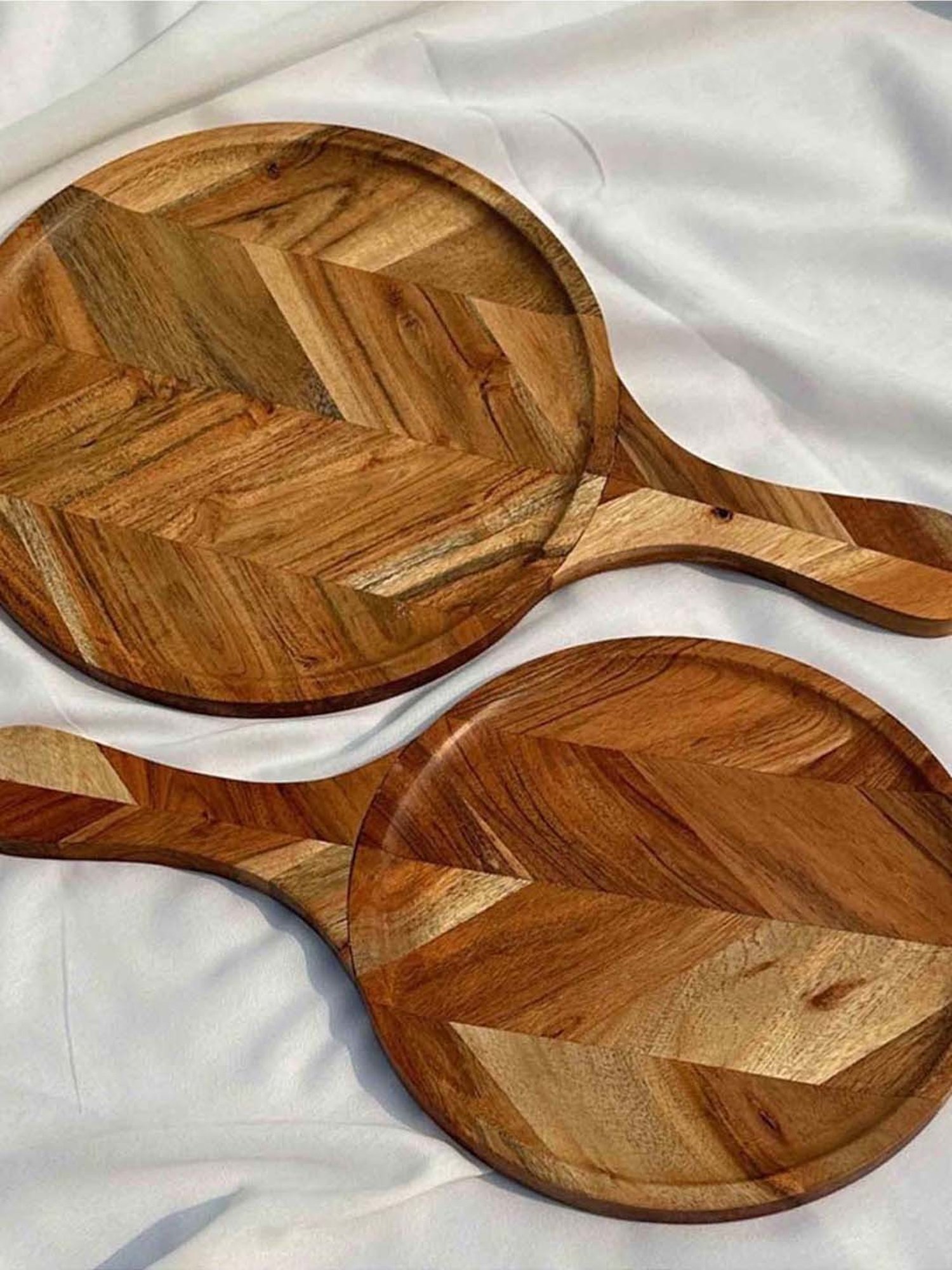 Mason Home Brown Vienna Acacia Pizza Platter - Medium (16 Inch)