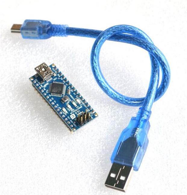 Mini Nano V3.0 ATmega328 board for Arduino IDE (Arduino-compatible) + USB Cable