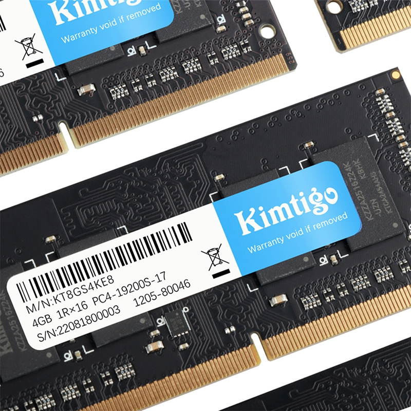 kimtigo DDR4 4GB/8GB/16GB Laptop Ram 2400MHz /2666MHz PC4-21300 Unbuffered SODIMM Notebook Computer Memory
