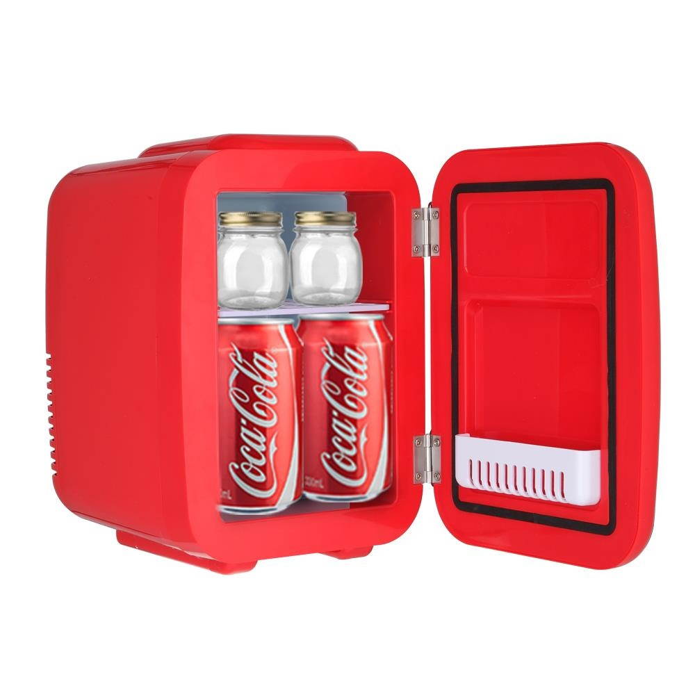 5L 12v Mini Fridge Cooler Warmer Portable Car Refrigerator Cooler Box Red White
