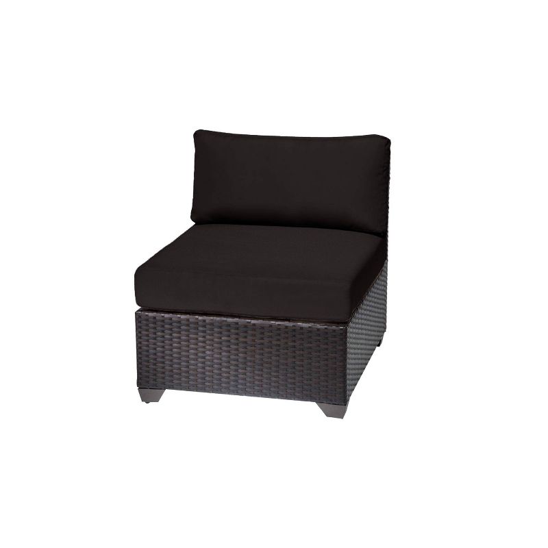 Barbados 14pc Patio Sectional Seating Set with Cushions - Black - TK Classics