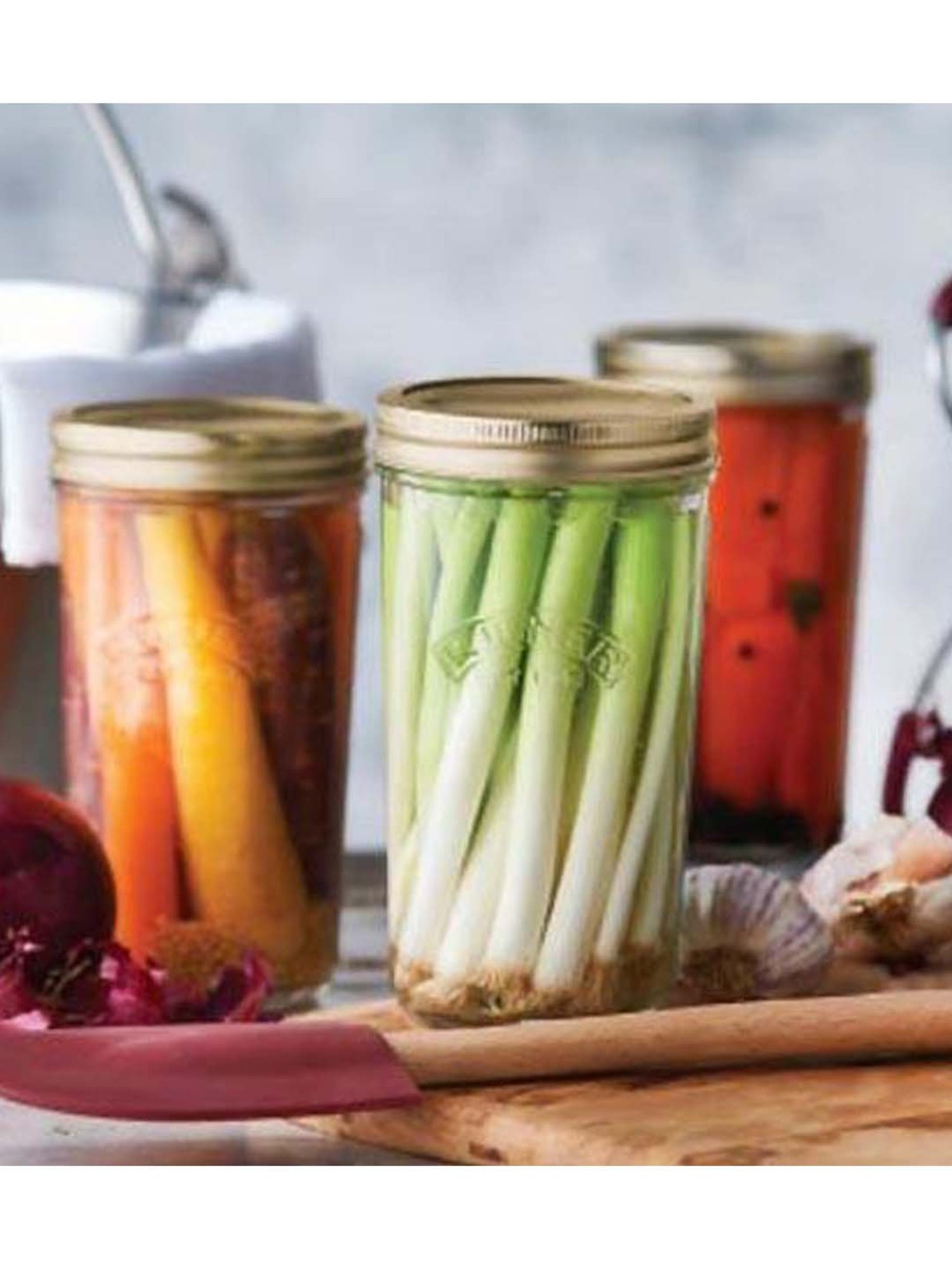 Kilner Transparent & Golden 11 cm Mouth Preserve Jar (0.5 L) - Set of 1