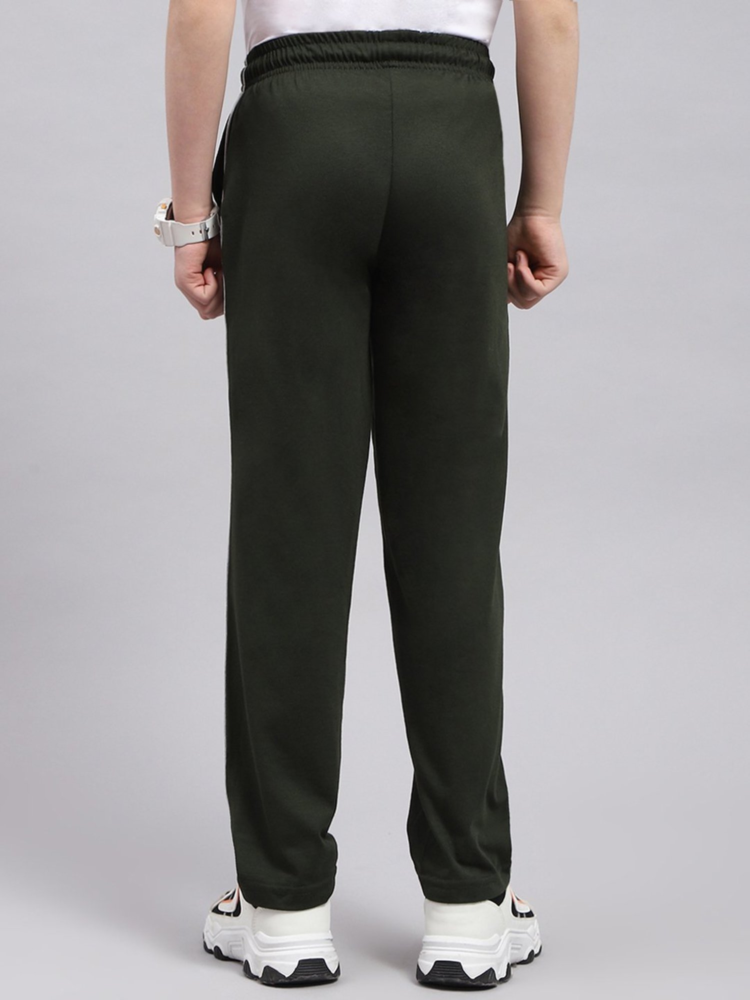 Monte Carlo Boys Olive Solid Pants