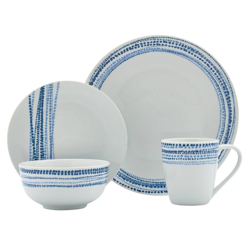 16pc Porcelain Aaron Dinnerware Set - Tabletops Gallery