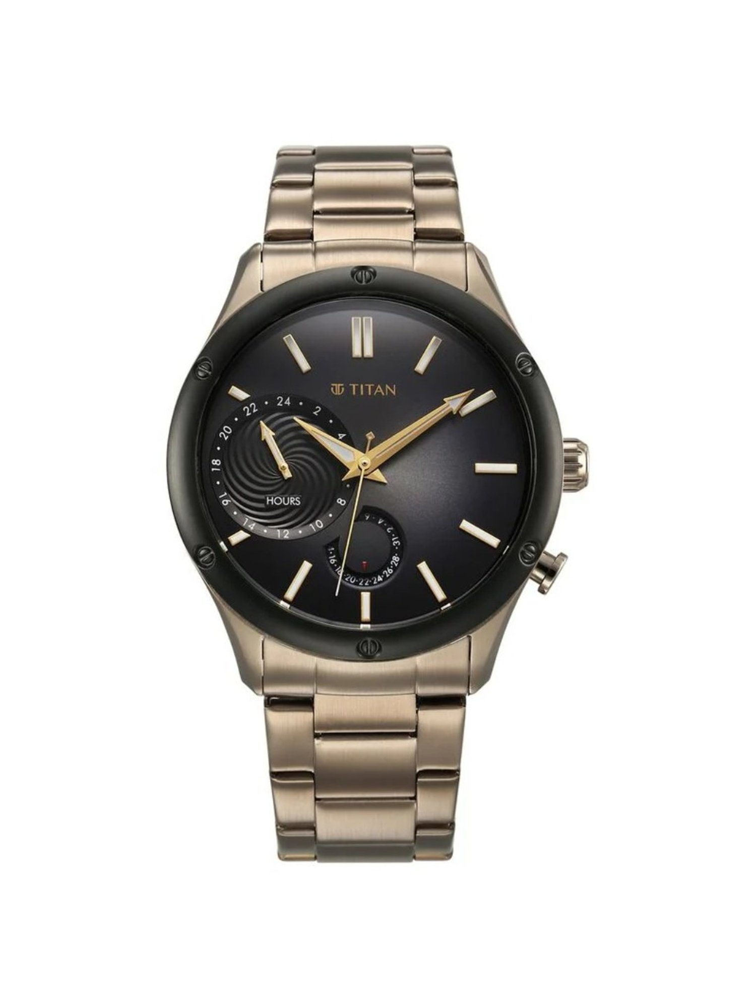 Titan 10009KM03 Stellar Analog Watch for Men