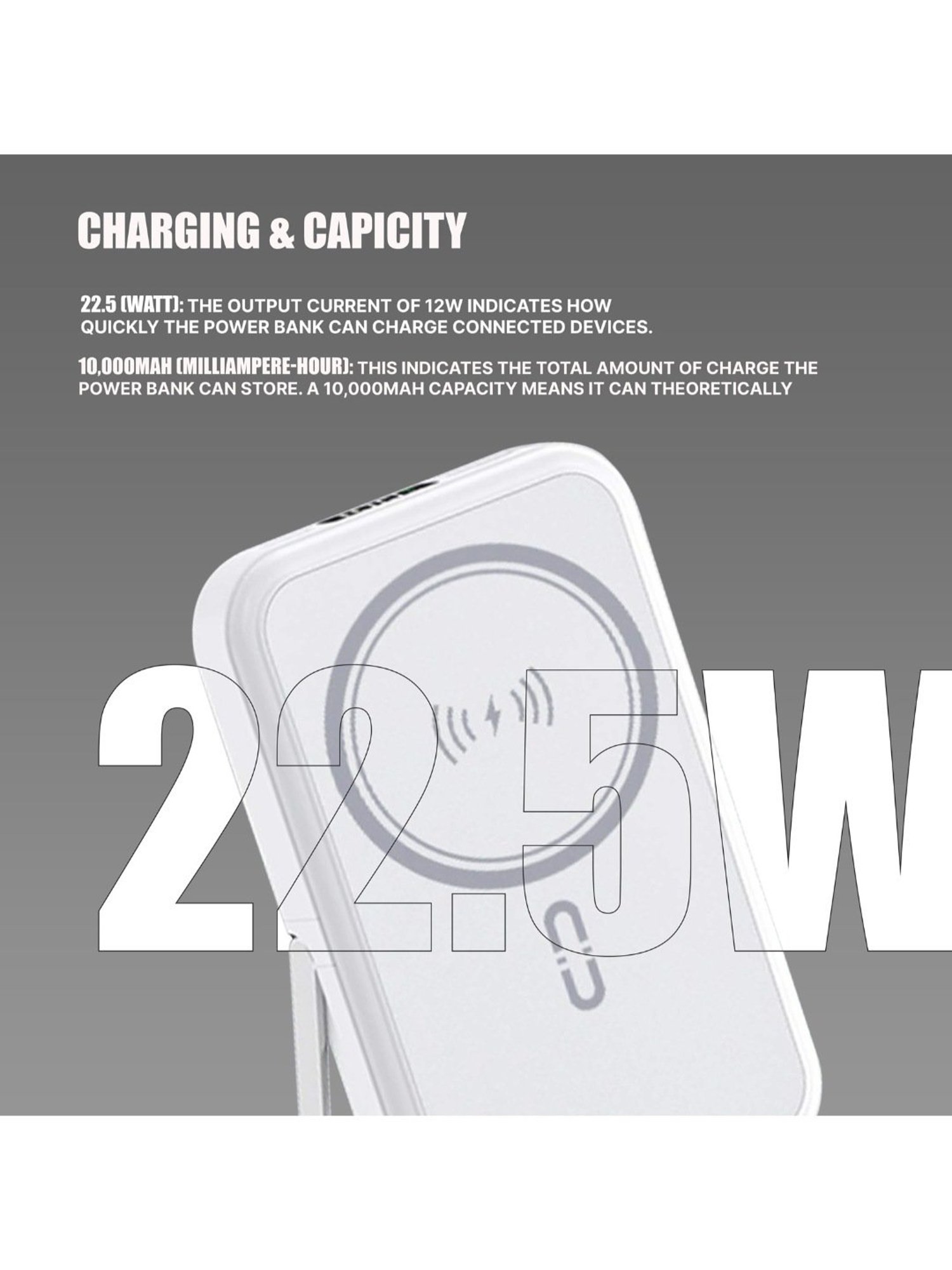 Onelife Power 15, 15W Magnetic Magsafe Wireless (White)