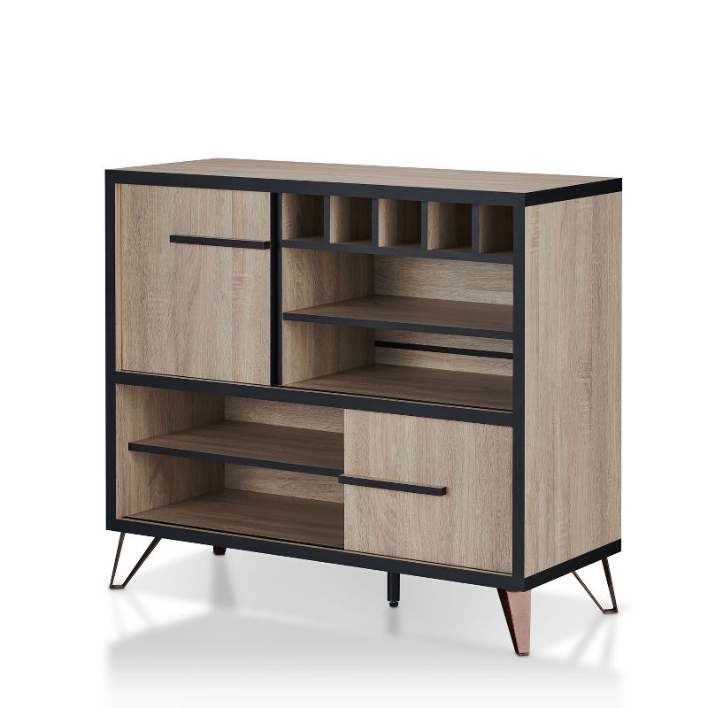 Carmel Sideboard Dark Brown/Black - Chique