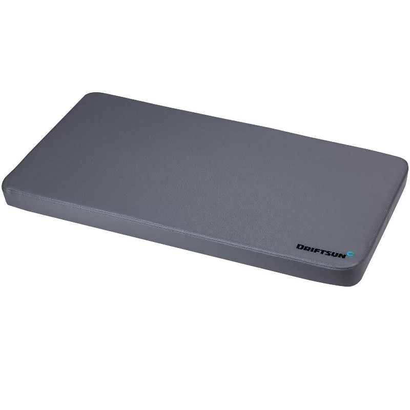 Driftsun DS-ICE-CC-45 Premium Water Resistant Padded Cooler Seat Cushion for 45Q Ice Chests With Mounting Hardware, Gray