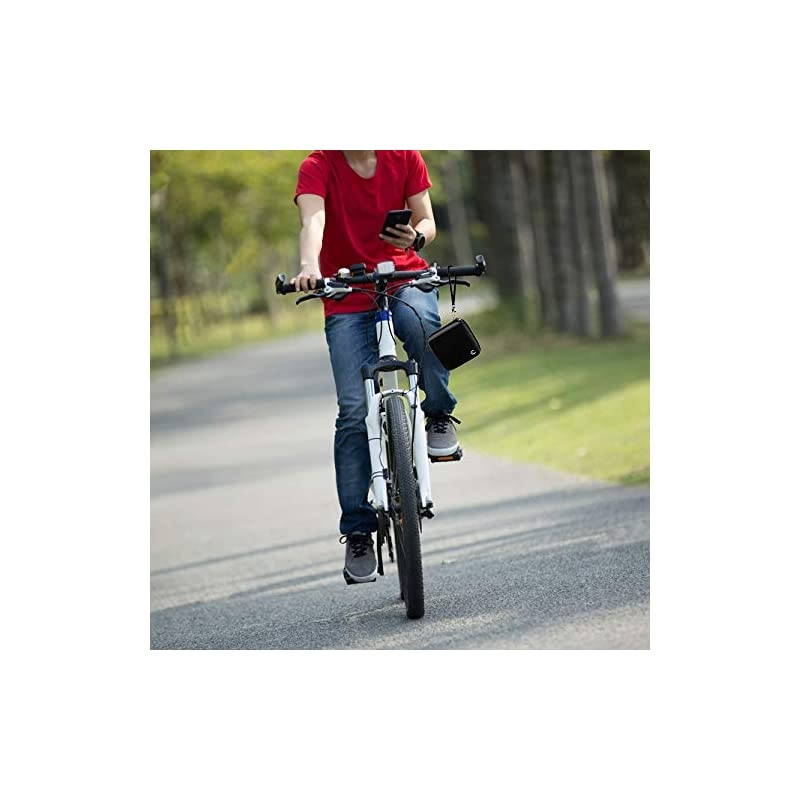 Travel Case for RAVPower FileHub, Travel Router AC750 / N300, 2.5 Inch Portable SSD, MP3 Player, Power Bank, USB Cable and More.