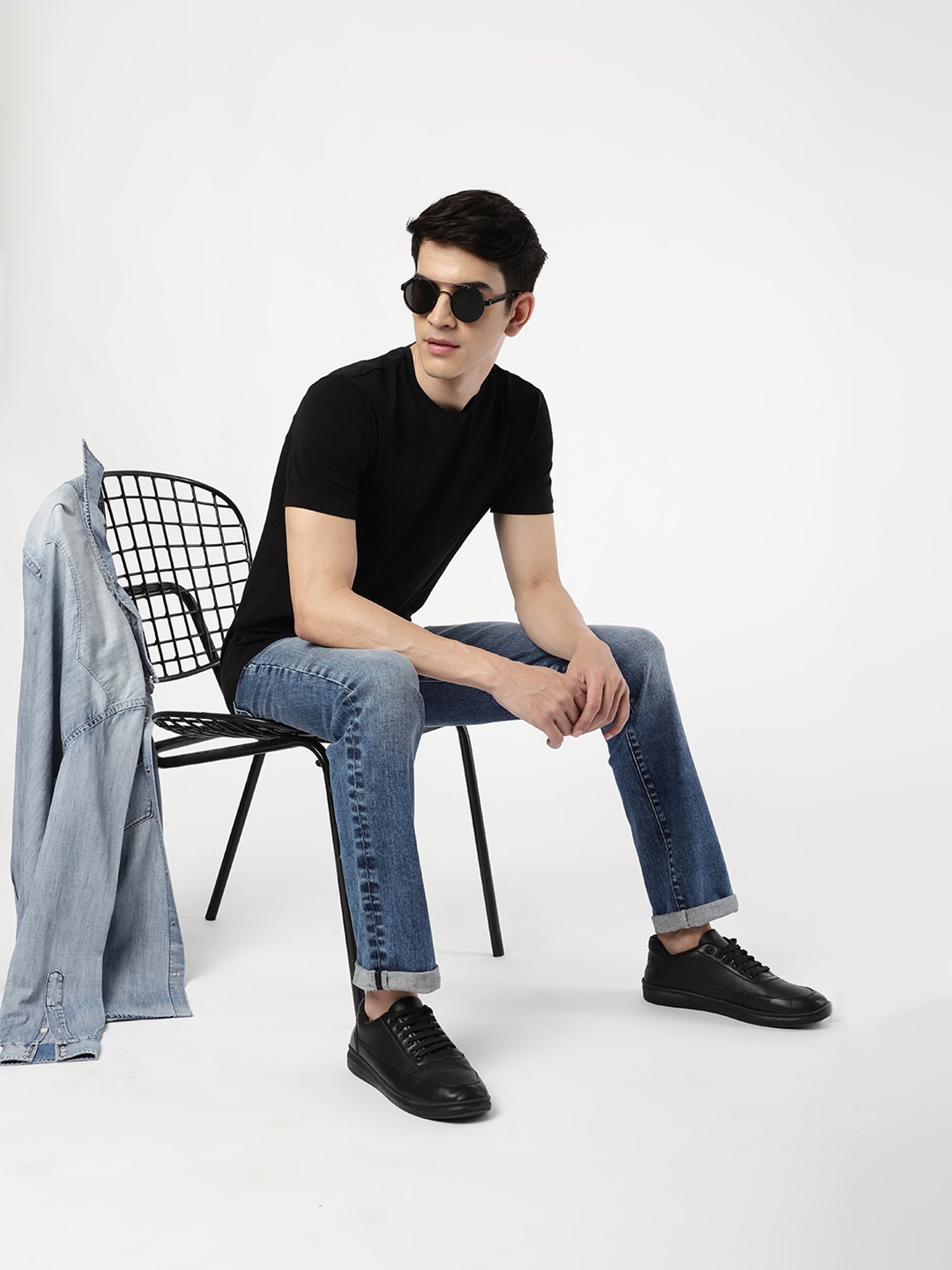 Passion Blue Comfort Fit Heavily Washed Jeans