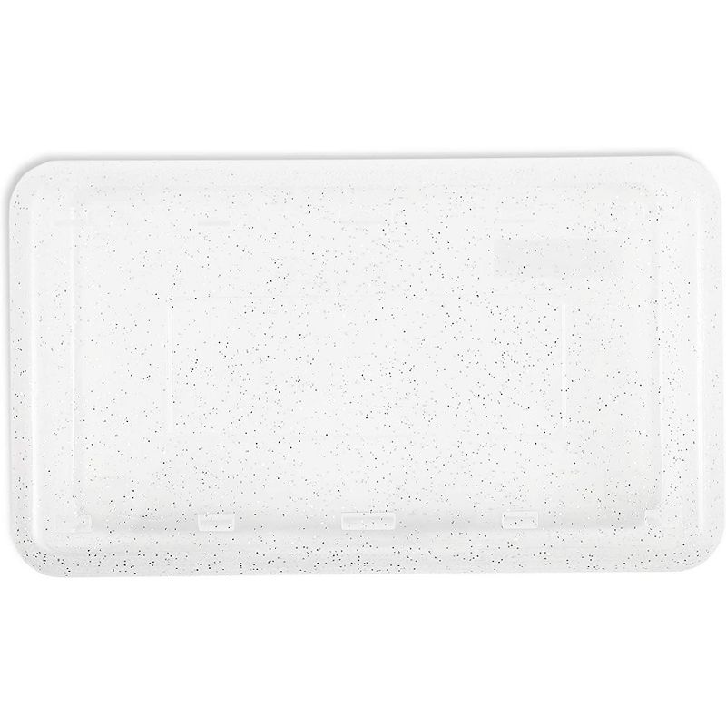 Bright Creations 4-Pack Pink & White Glitter Plastic Pen & Pencil Case Boxes, 7.8 x 2.2 x 4.5 in