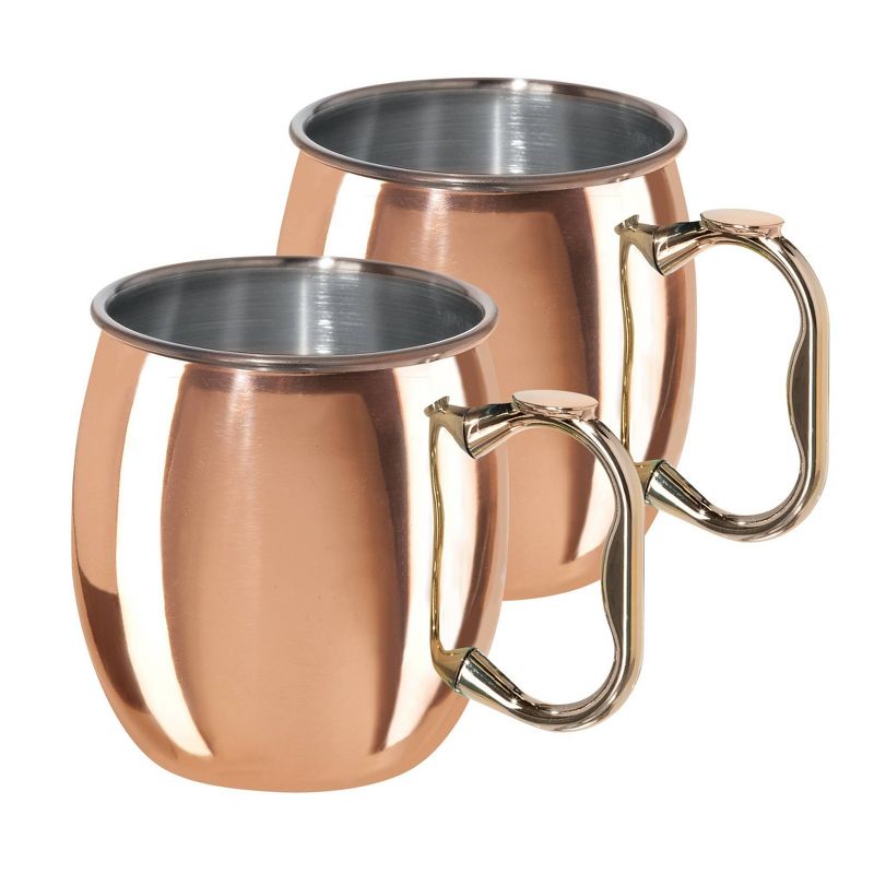 OGGI 20oz Moscow Mule Mug - Copper - Set of 2