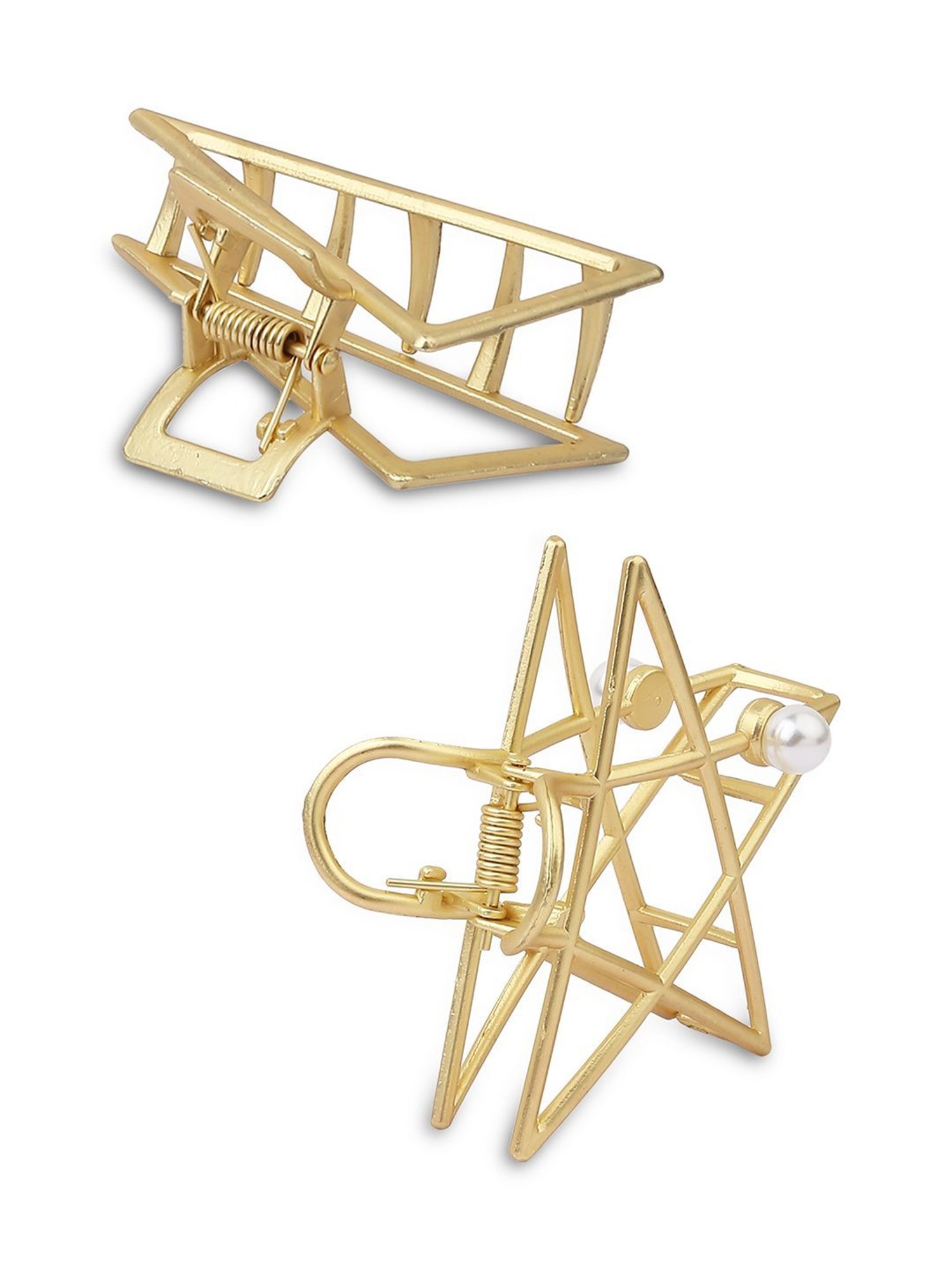 ToniQ Golden Hoop Hair Clutch