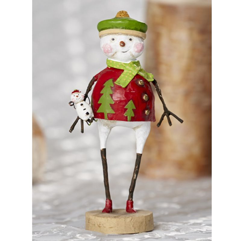 Lori Mitchell 6.25" Frosty Fellow Snowman Christmas  -  Decorative Figurines