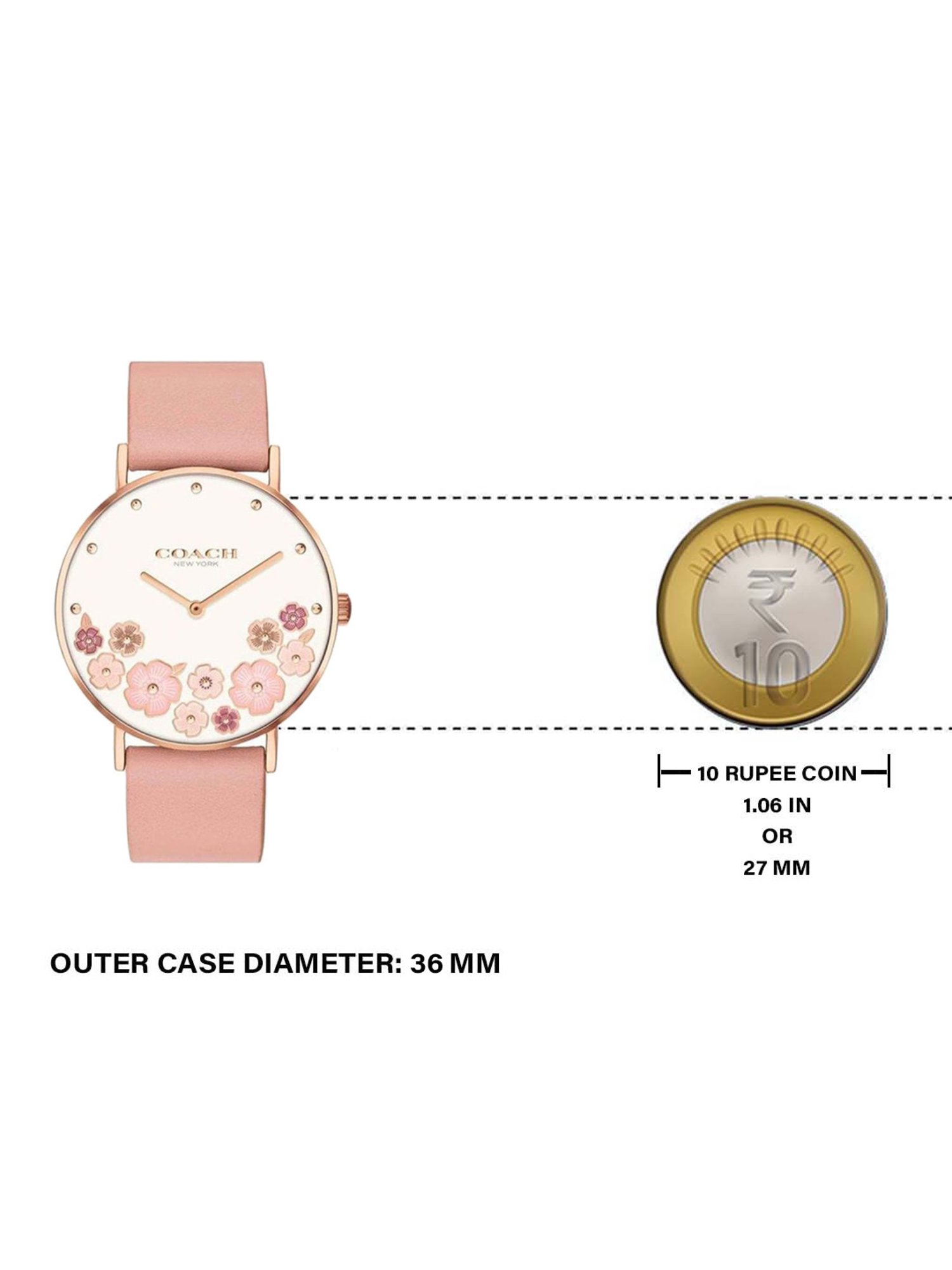 Coach NDCO14503770W Perry Analog Watch for Women