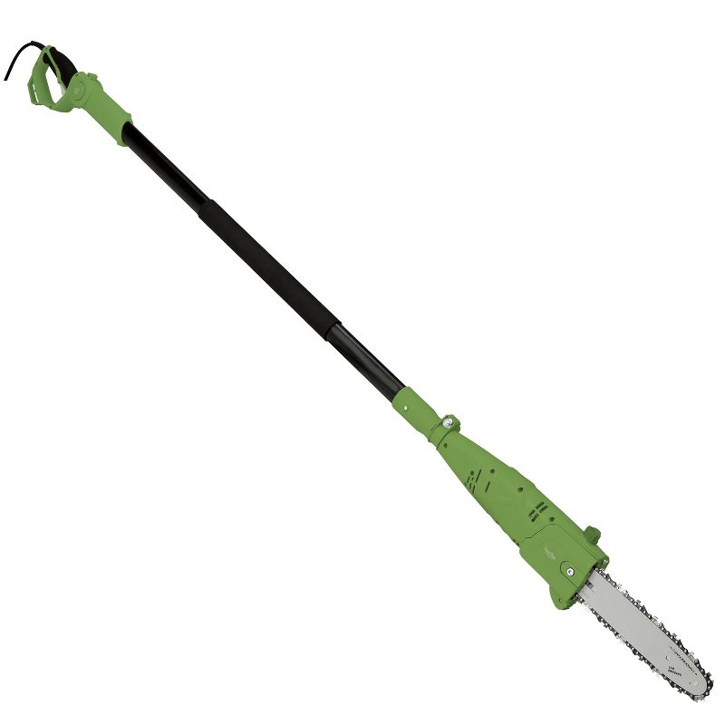 Martha Stewart MTS-PS10 Telescoping Electric Pole Chain Saw with Adjustable Ergonomic Handle and Automatic Chain Lubrication System | 10-Inch | 7-Amp.