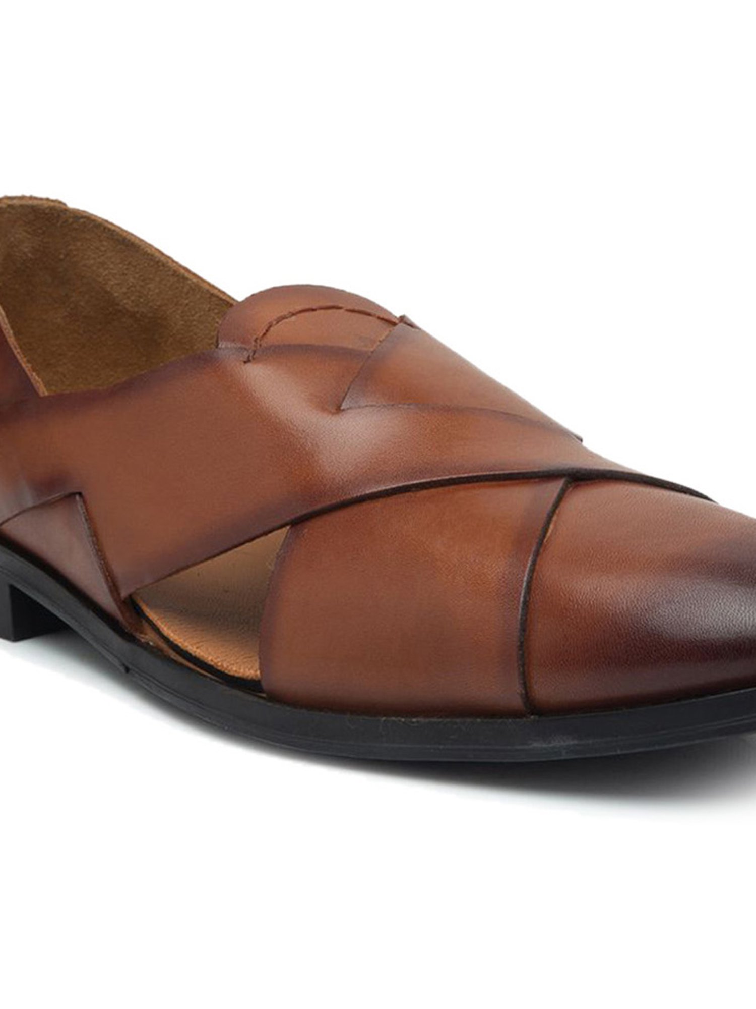Teakwood Leathers Men's Brown Casual Slip-Ons