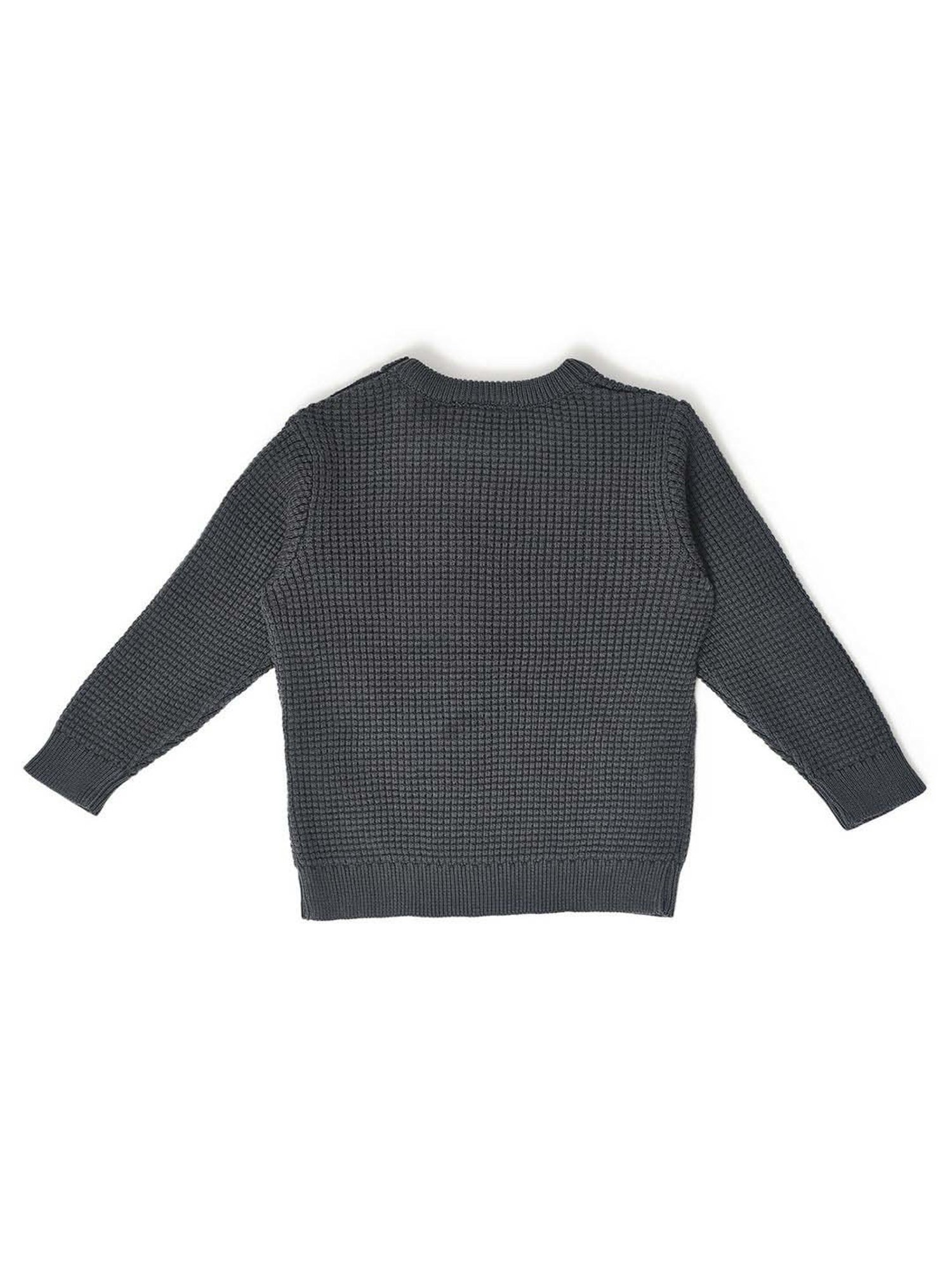 MiArcus Kids Black & Yellow Cotton Color Block Full Sleeves Sweatshirt Set