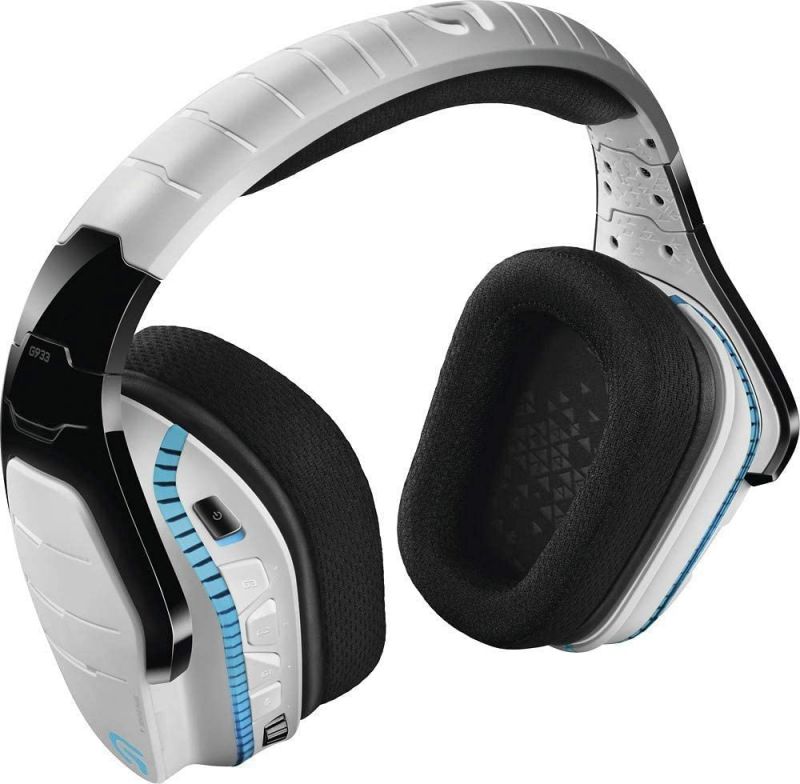 Logitech G933 Artemis Spectrum Snow Wireless 7.1 Gaming Headset White (Renewed)