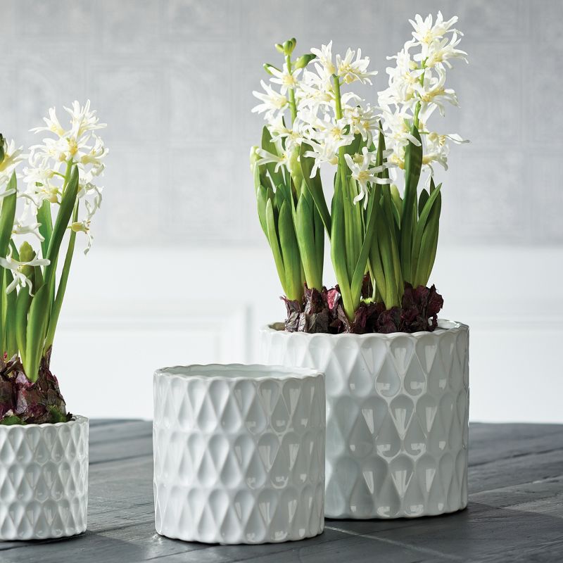 Plum & Post Hyacinth Drop-In Faux (Fake) 16.5"