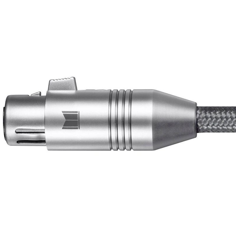 Monolith XLR Balanced M/F Audio Cable - 2 Meter, 24K Gold Plated Auxiliary Cord , Oxygen Free Copper, Professional, Premium Home Audio