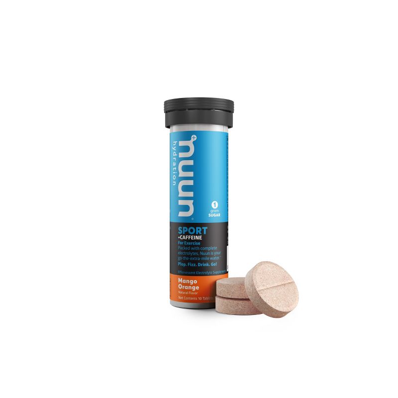 nuun Hydration Sport + Caffeine Vegan Tablets - Cherry Limeade, Wild Berry, & Mango Orange - 10ct/3pk