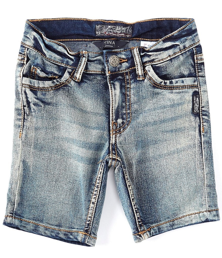 Hippie Girl Little Girls 4-6X Tie-Dye French Terry Dolphin Shorts