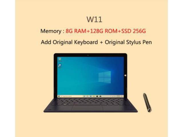 W11 2 in 1 Tablet PC 11.6 inch, 8GB RAM  Windows 10 Intel Gemini Lake N4100 Quad Core with Keyboard & Stylus Pen