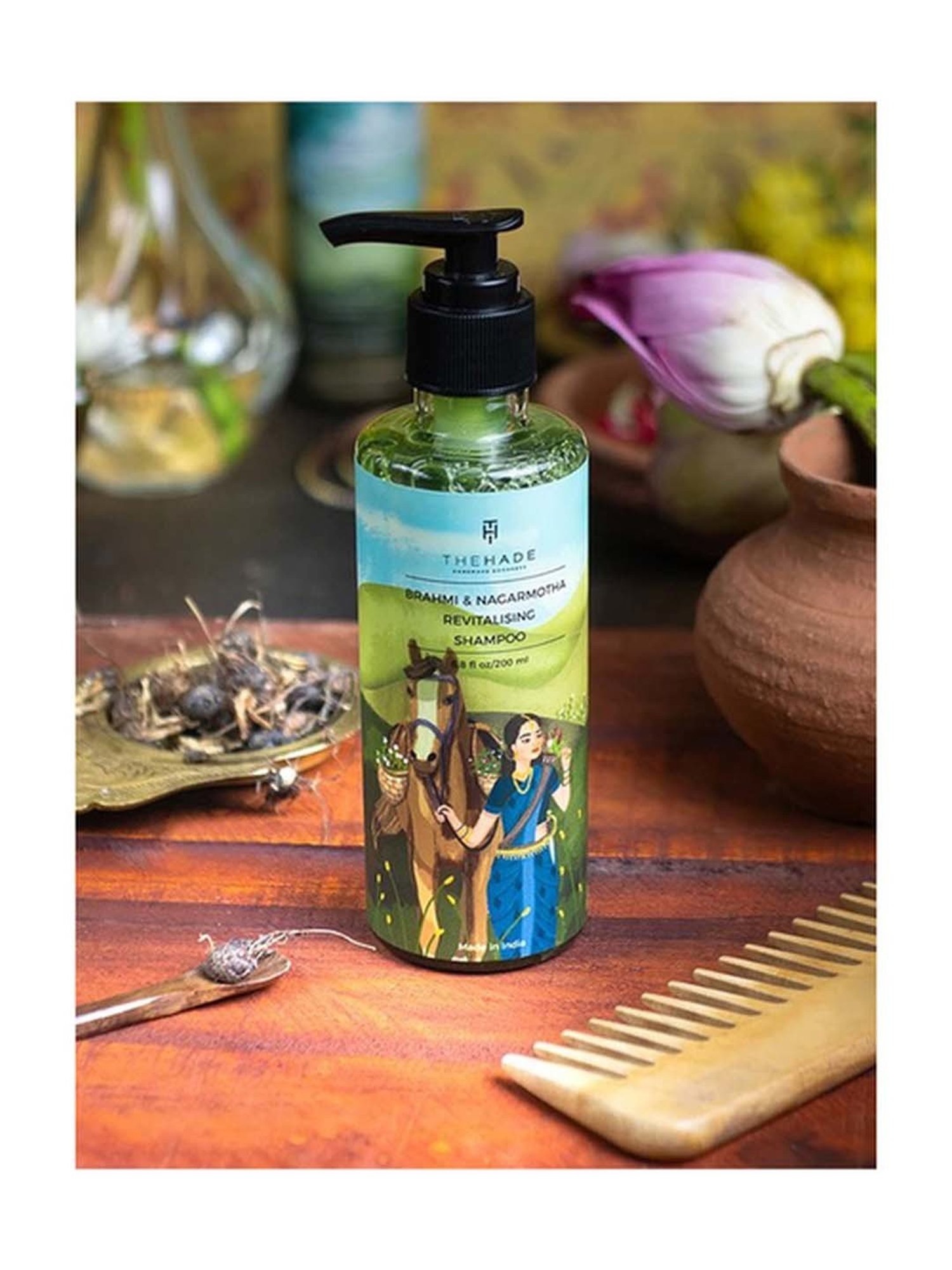 The Hade Brahmi & Nagarmotha Revitalising Shampoo - 200 ml