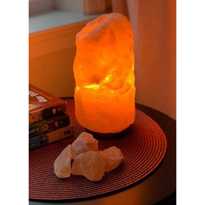 Small Natural Salt Lamp Pink - Q&A Himalayan Salt