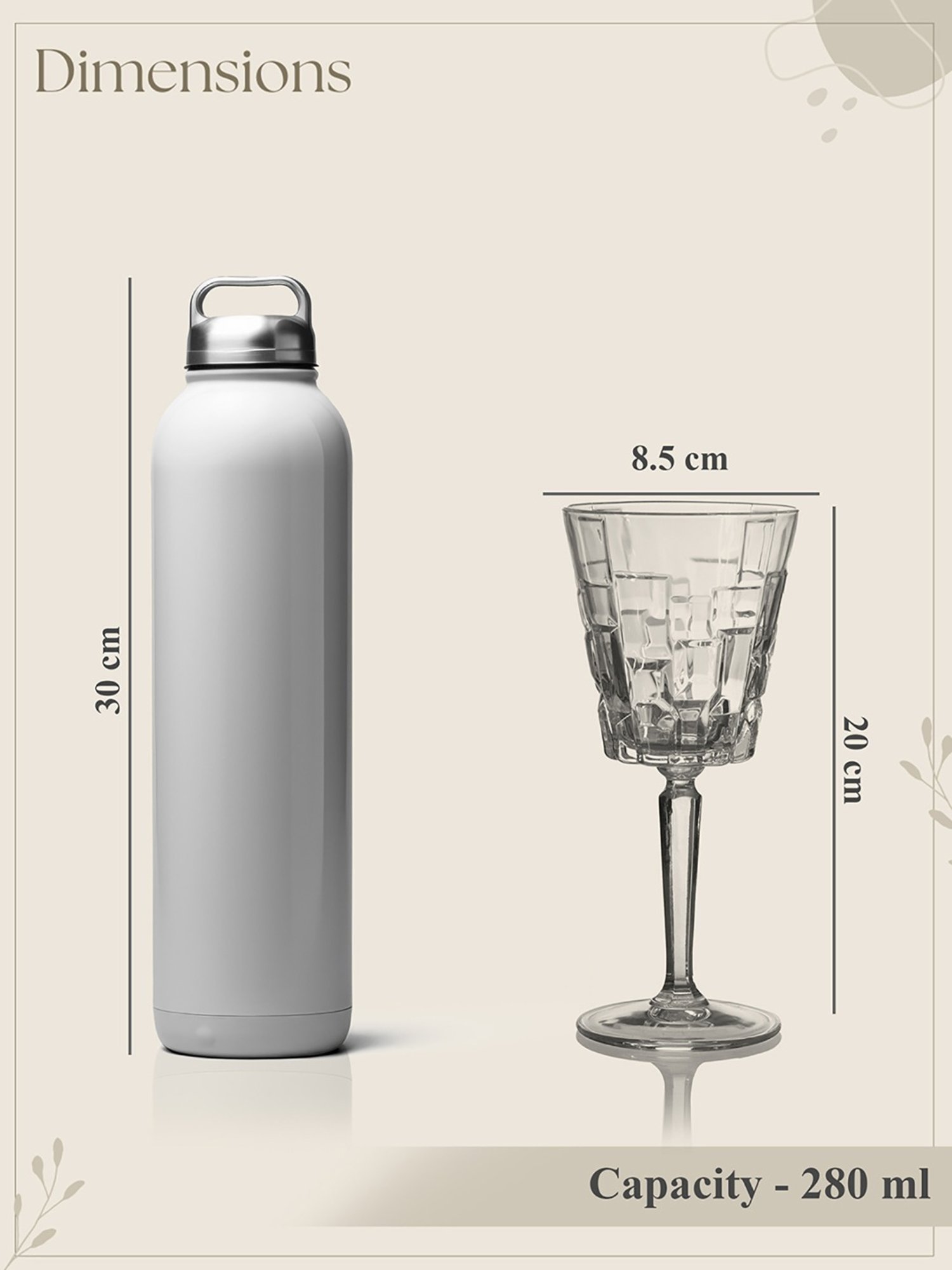 Mikasa Julie Transparent Glass Flute Glass (0.266 L) - Set of 4