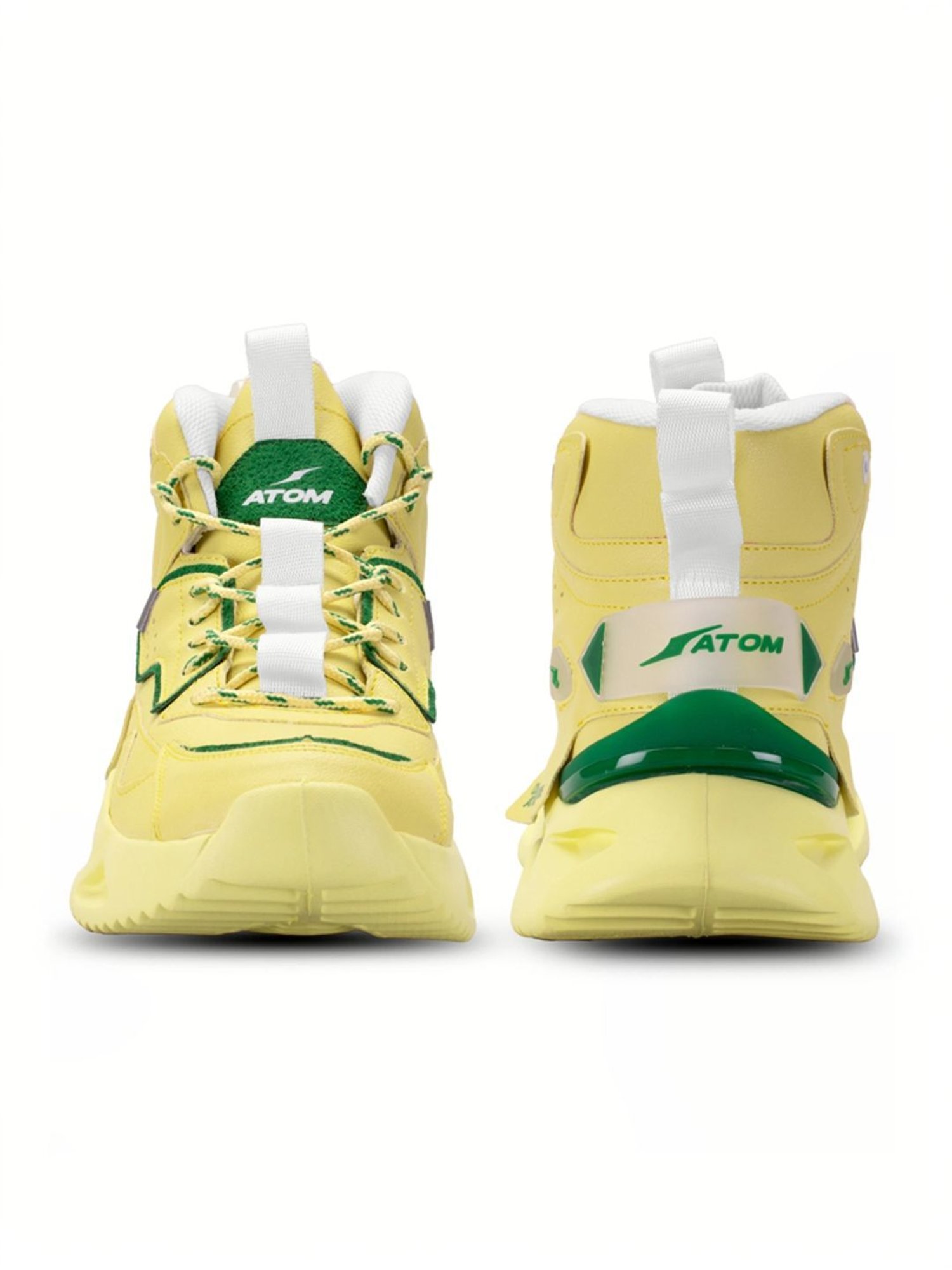 Atom Men's Chroma Kick Yellow Running Shoes