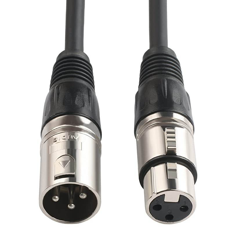 XLR Microphone Cable 15 Feet Male to Female