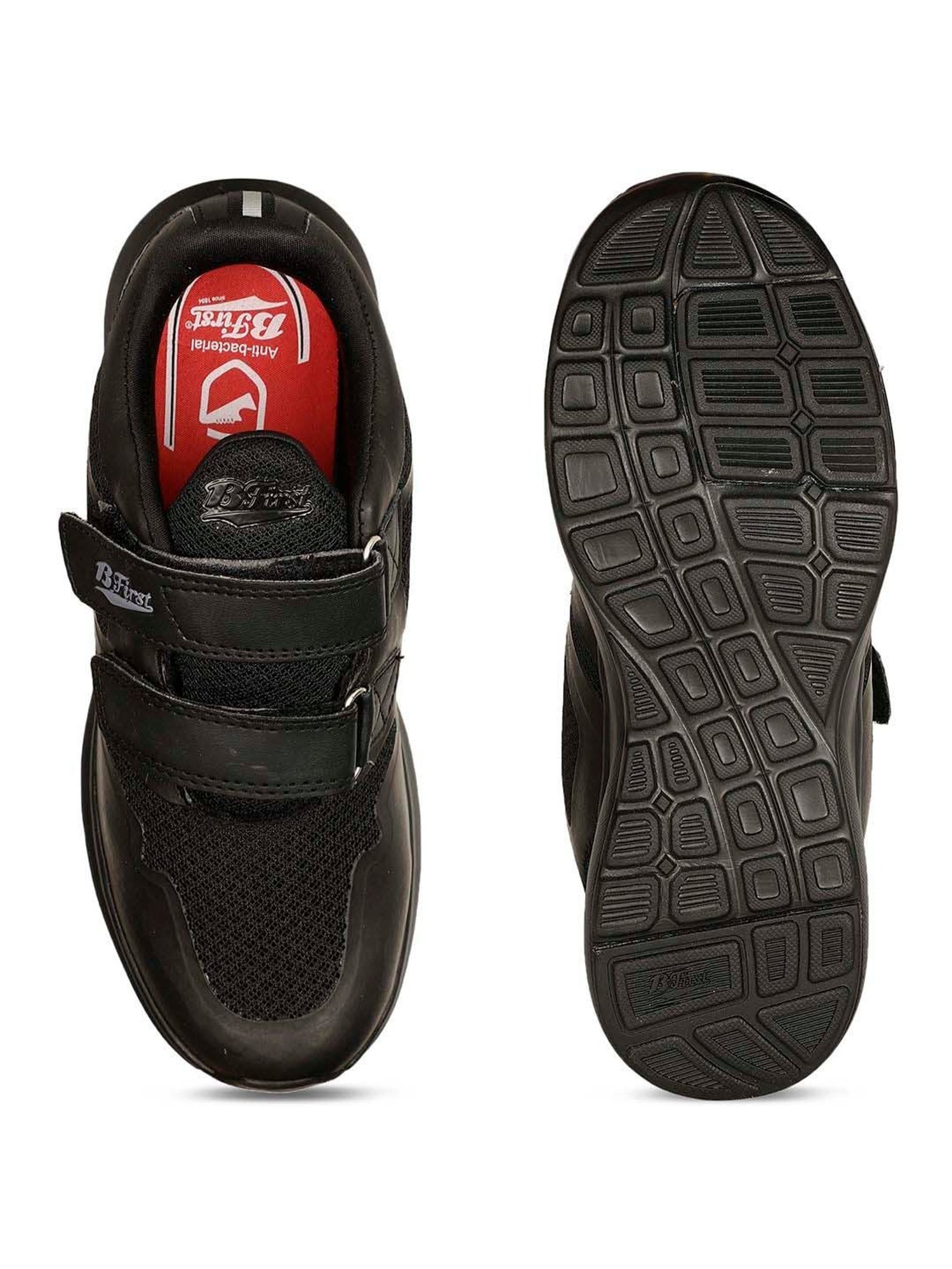 Bata Kids Black Velcro Shoes