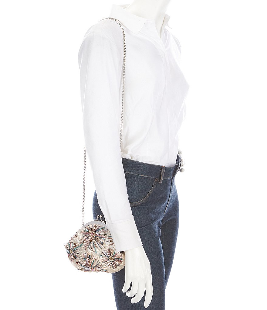 Kate Landry Crushed Crystal Clutch Bag