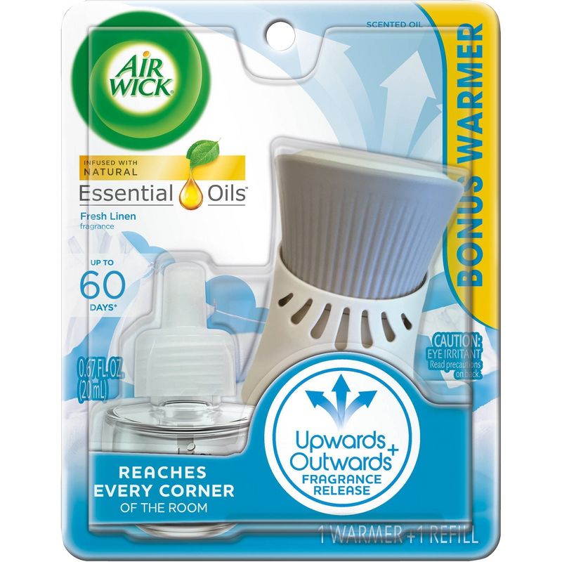 Air Wick Scented Oil Starter Kit - Fresh Linen - 67 fl oz