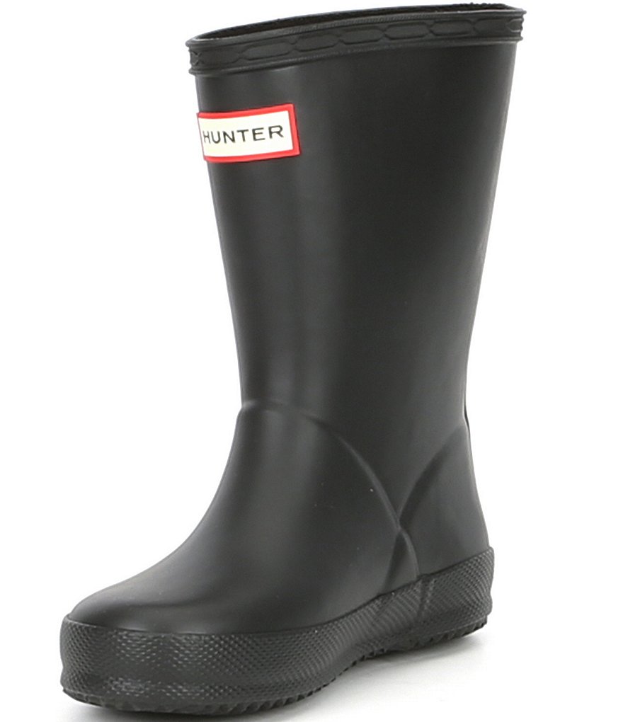 Hunter Kids' Original First Matte Waterproof Rain Boots (Toddler)