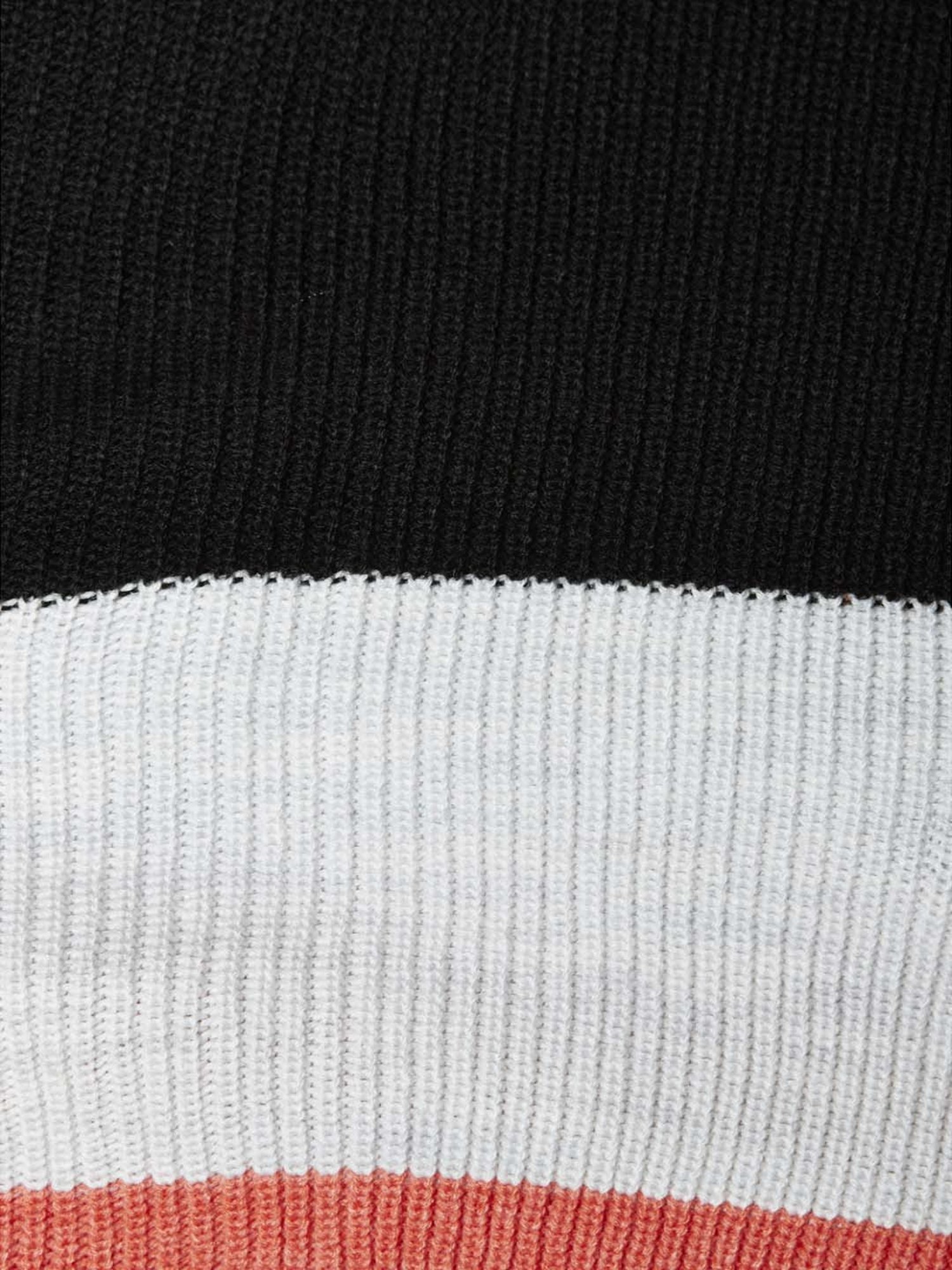 Honey by Pantaloons Black Color-Block Sweater