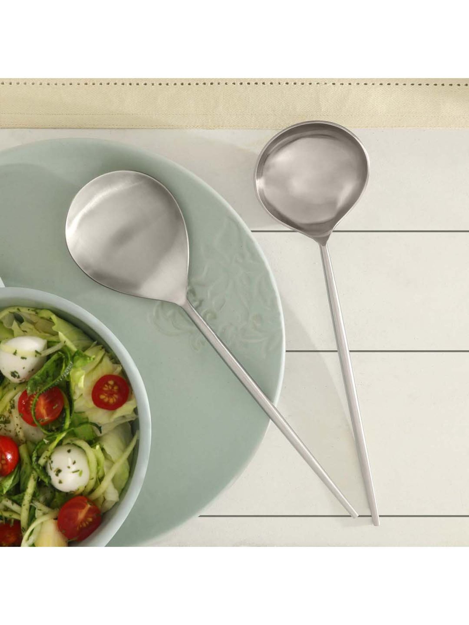 Sumeet S.S.Big Serving&Cooking Spoon Set-5pc(1 Turner,1Serving Spoon,1Skimmer,1Basting Spoon,1Ladle)