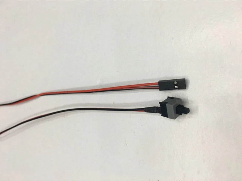 10pcs New 50cm Host Motherboard PC power button SW Switch On/OFF Cable Reset Adapter Cord For BTC Mining Miner Machine