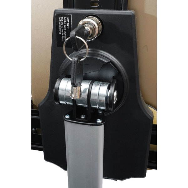 Kantek TS950 Tablet Kiosk Desktop Stand For 7" To 10" Tablets, Silver