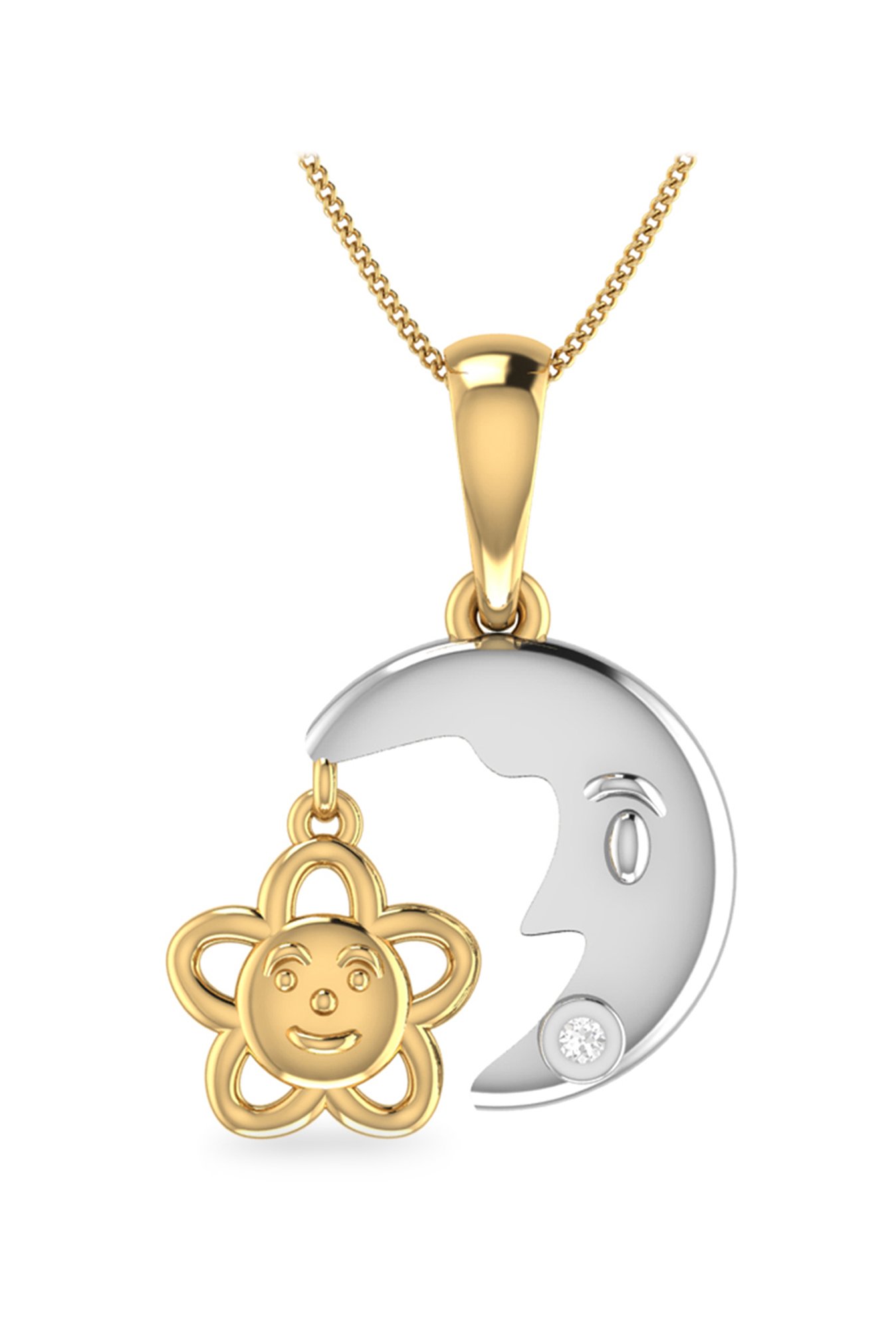 PC Jeweller Hifazat 22 kt Gold Pendant without Chain for Kids