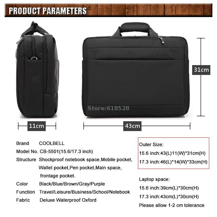 CoolBELL Convertible Backpack Messenger Bag 17.3 Inch Laptop Shoulder Bag Expendable Business Briefcase Extra Large Multi-Functional Travel Computer Bag for Men,Black