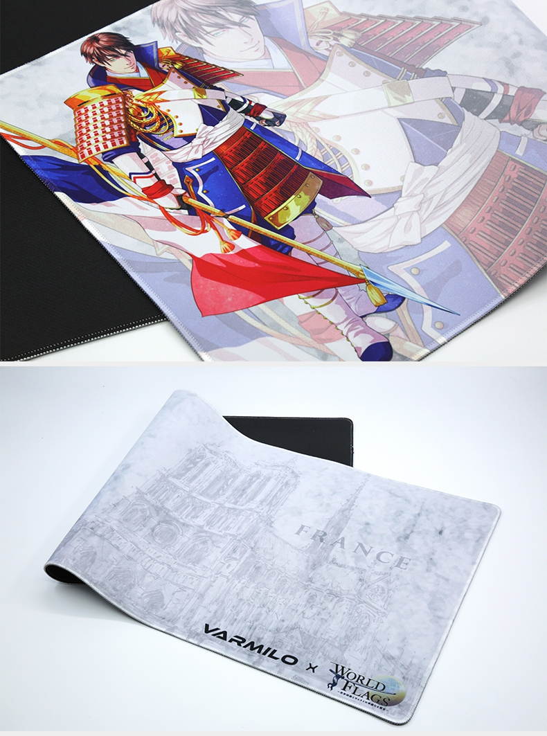 Varmilo X WORLD FLAGS XL  Gaming Mouse Pad 900X400X3mm for Gaming and  Home Use -France Theme