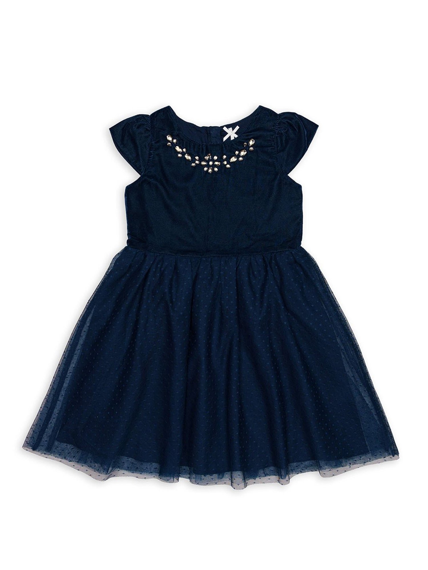 H by Hamleys Girls Navy Embellished Dress