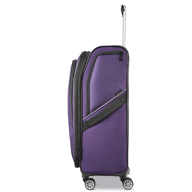 American Tourister 24'' Zoom Turbo Softside Spinner Suitcase - Purple